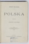 BRANDES Jerzy – Polska. Przeł. Zygmunt Poznański. Wyd. II.