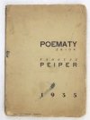 PEIPER Tadeusz - Poematy. (Zbiór).