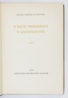 Vignola Jacomo Barozzi da - O pięciu porządkach w architekturze