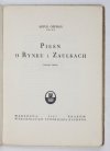 OPPMAN Artur (OR-OT) -  Pieśń o rynku i zaułkach. Wyd. III.