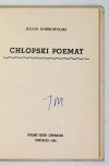 DOBROWOLSKI Julian - Chłopski poemat.