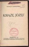 Gąsiorowska Natalja - Książę Józef