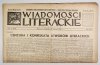 [Bruno Schulz] Wiadomości Literackie. R. 13, nr 18 (650): 26 IV 1936. s. 8