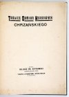 CHRZĄŃSKI [Stanisław] - Tablice odmian herbowych.