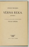 ŻEROMSKI Stefan - Verna reka. Bachorka. Se spisovatelovym svolenim z polstinu prelozil Vaclav Kredba