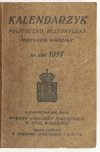 KALENDARZYK Polityczno-historyczny miasta stoł. Warszawy na 1917 rok.