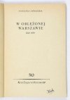 ZAWADZKA Stefania - W oblężonej Warszawie. Rok 1939