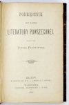 PRAŻMOWSKA Teresa - Podręcznik do nauki literatury powszechnej.