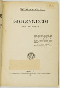 SOKOLNICKI Michał - Skrzynecki. Wyd. III 