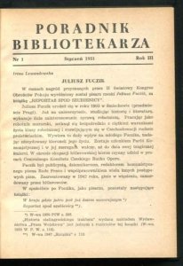 Poradnik Bibliotekarza. Rok 3-4: 1951-1952.