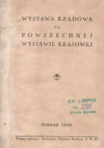 Wystawa rządowa na Powszechnej Wystawie Krajowej. 1929