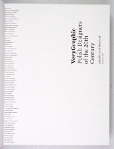 MROWCZYK Jacek - Very Graphic. Polish Designers of the 20th Century. Edited by ...