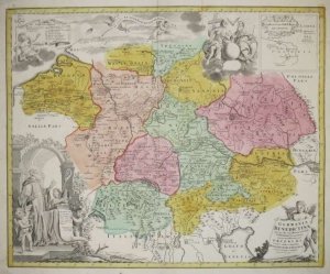 [NIEMCY]. Germania Benedictina qvae in illa sunt Monasteria Ord. S. Benedicti monstrans. exacte ita delineata [...].