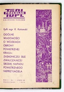 PRZEGLĄD TOPL (PS). Biblioteczka Problemów.