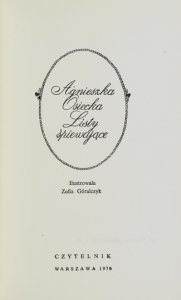 OSIECKA Agnieszka - Listy śpiewające. Ilustrowała Zofia Góralczyk