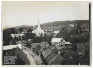 [GÓRY - Karpaty - Tatry - fragment Zakopanego - fotografia widokowa]