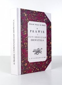 MABLY Gabriel Bonnot de - O prawie i powinnościach obywatela.