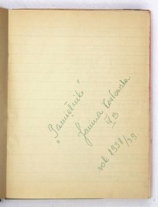 [SZYMBORSKA Wisława]. Rękopiśmienny dziennik uczennicy Janiny Kozłowskiej, szkolnej koleżanki Wisławy Szymborskiej, prowadzony od 27 IX 1938 do 6 XII 1939 w Krakowie, Dobczycach, w dworze w Stadnikach, w Lipnicy Murowanej i we Lwowie