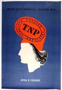 TREPKOWSKI Tadeusz - Théatre National Populaire. Występy teatru francuskiego. Opera w Poznaniu. 1961