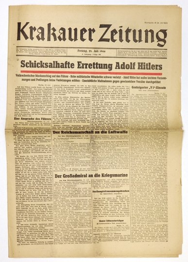 KRAKAUER Zeitung. R. 6, nr 187: 21 Juli 1944.