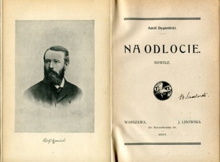 Dygasiński Adolf - Na odlocie. Nowele