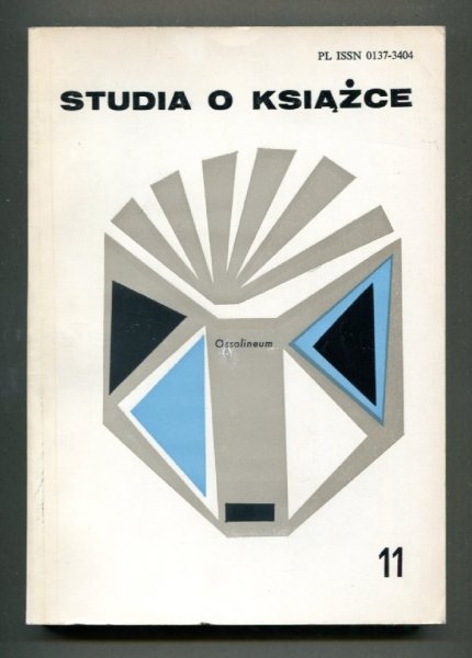 Studia o Książce. [T.] 11: 1981.