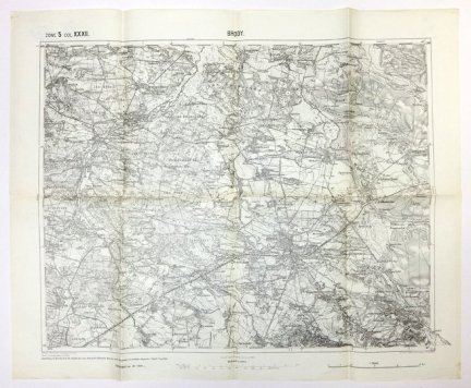 [BRODY]. Zone 5. Col. XXXII. Mapa form. 38x49 cm, na ark. 45,5x55,5 cm
