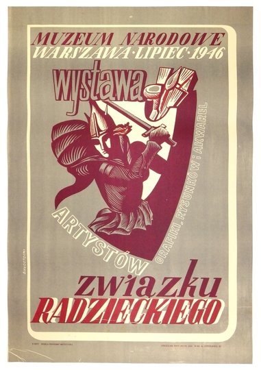 BIAŁOSTOCKI Jan - Wystawa grafiki, rysunków i akwarel artystów Związku Radzieckiego. 1946.
