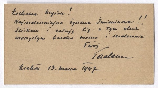 [ŁEPKOWSKI Tadeusz]. Tadeusz Łepkowski.