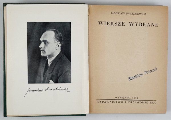 IWASZKIEWICZ Jarosław - Wiersze wybrane.