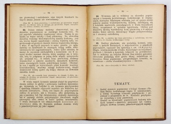 CZARTKOWSKI Adam - Ćwiczenia z anatomji roślin. [Cz.] 1-2. Oprac. ...