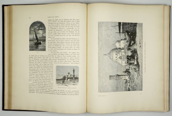 EBERS Georg - Aegypten in Bild und Wort. Dargestellt von unseren ersten Künstlern. T. 1-2.