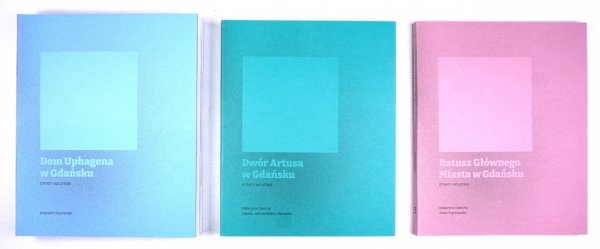 STRATY wojenne. Ratusz Głównego Miasta, Dwór Artusa, Dom Uphagena w Gdańsku