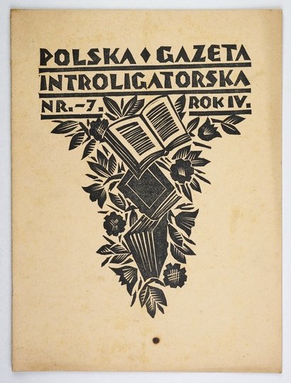 POLSKA Gazeta Introligatorska. Miesięcznik. Organ Centr. Związku Cechów Introligatorskich na Rzplitą Polską.