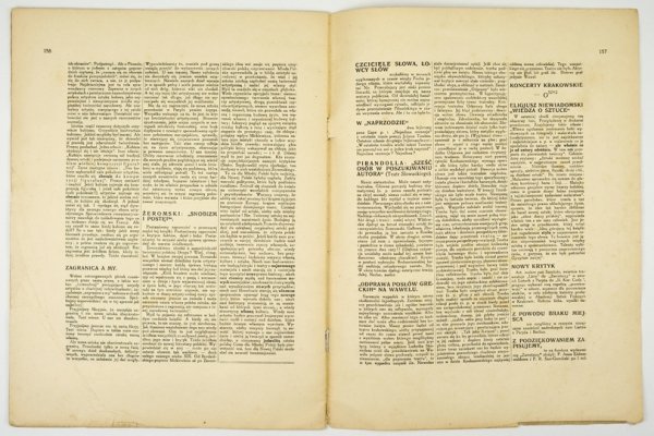 ZWROTNICA. Czasopismo. Kierunek: Sztuka teraźniejszości. Nr 5: VI 1923.