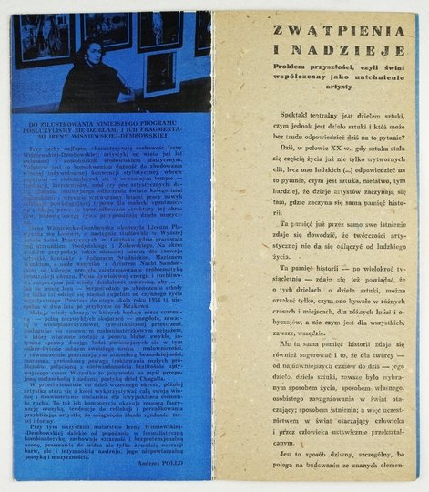 [NOWA HUTA TEATR Ludowy]. 15 lat Teatru Ludowego.