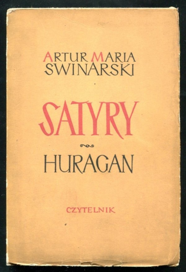 Swinarski  Artur Marya - Satyry. Huragan.