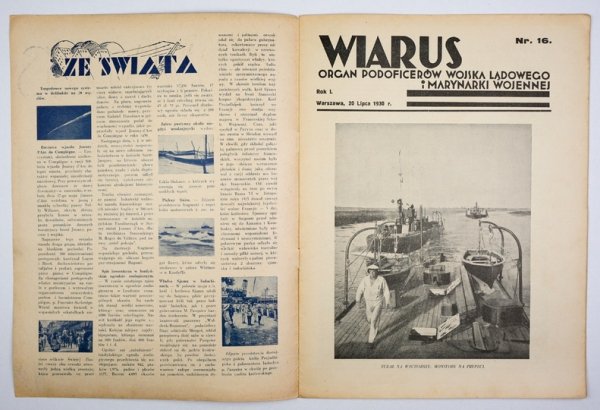 WIARUS. Organ podoficerów wojska lądowego i marynarki wojennej.
