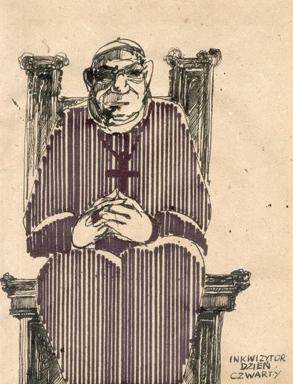 KOWAL Jerzy (ur. 1956) - Ilustracje ... do książki Jana Potockiego pt. &quot;Rękopis znaleziony w Saragossie&quot;.