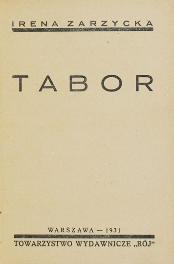 ZARZYCKA Irena - Tabor.