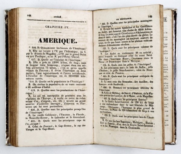 [BRANSIET Mathieu] - Abrégé de géographie commerciale et historique, contenant la division de la France par bassins, un tableau synoptique pour chaque province, des notions historiques sur les états du globe. Suivi des moeurs et des usages des principaux 