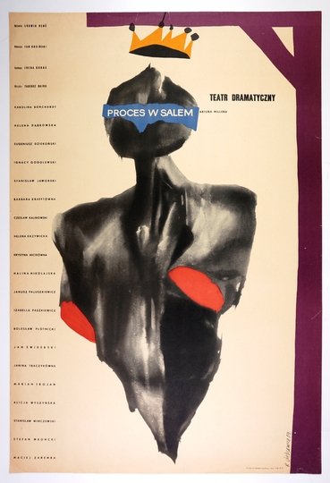 CIEŚLEWICZ Roman - Proces w Salem. 1959.