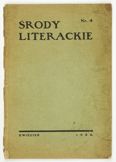 ŚRODY Literackie. Kwartalnik.