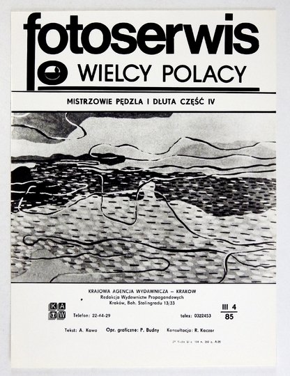 [FOTOSERWIS. Wielcy Polacy. Mistrzowie pędzla i dłuta. Cz. 4] - zestaw 10 czarno-białych reprodukcji fotograficznych