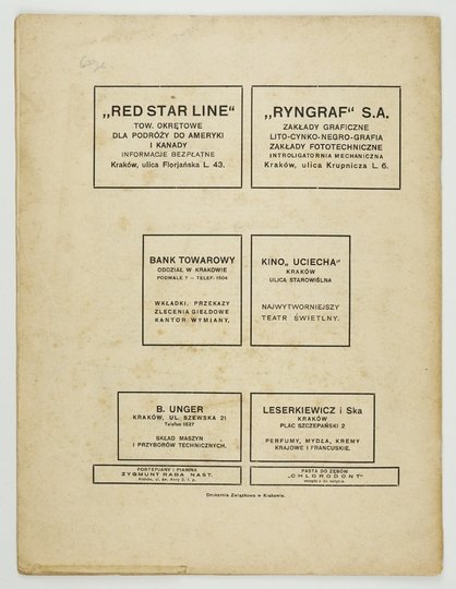 ZWROTNICA. Czasopismo. Kierunek: Sztuka teraźniejszości. Nr 5: VI 1923.