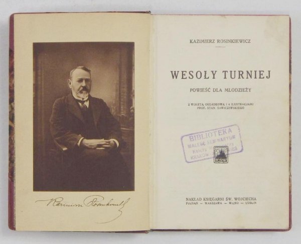 Rosinkiewicz Kazimierz - Wesoły turniej. Powieść dla młodzieży. Z winietą okładkową i 4 ilustracjami Stan. Sawiczewskiego