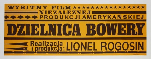 Dzielnica Bowery. 