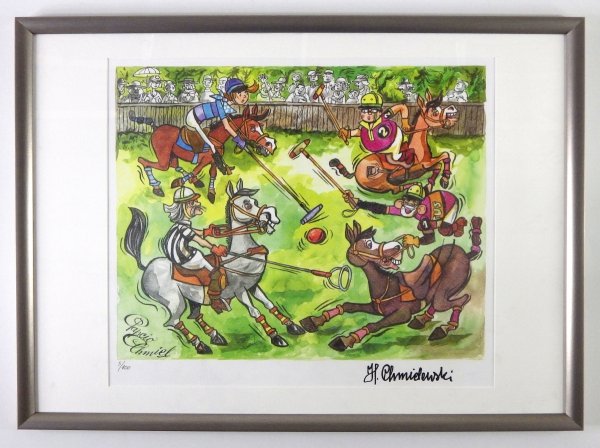 Henryk Chmielewski p. „Papcio Chmiel” - Inkografia pt. „Tytus, Romek i Atomek grają w  Polo”, egz. 3/100