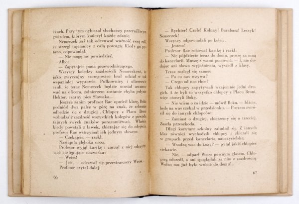 MOLNAR Franciszek - Chłopcy z Placu Broni. Powieść z życia młodzieży. Wyd. V.