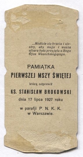I WYNIJDĘ do ołtarza Bożego, do Boga, który uwesela młodość moją. (Ps. Judit.).
